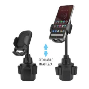 Supporto per smartphone regolabile da portabicchiere smart