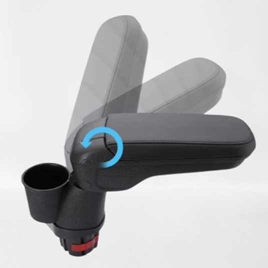 Bracciolo centrale pieghevole