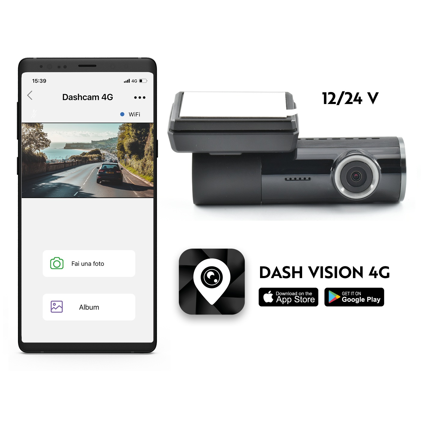DASHCAM 4G / Wi-Fi / GPS con App - immagine 2