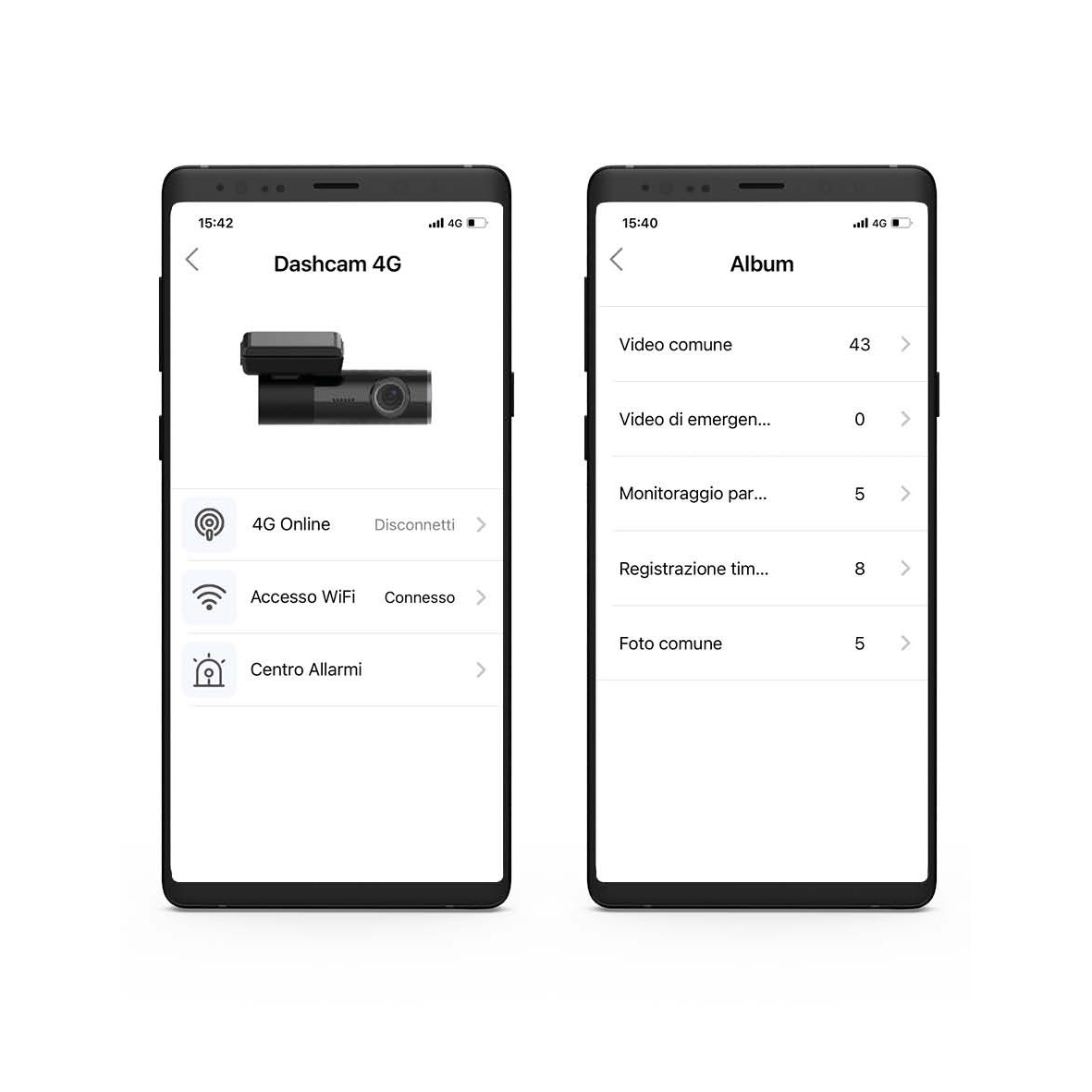 DASHCAM 4G / Wi-Fi / GPS con App - immagine 3
